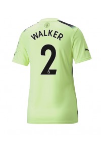 Manchester City Kyle Walker #2 Voetbaltruitje 3e tenue Dames 2022-23 Korte Mouw